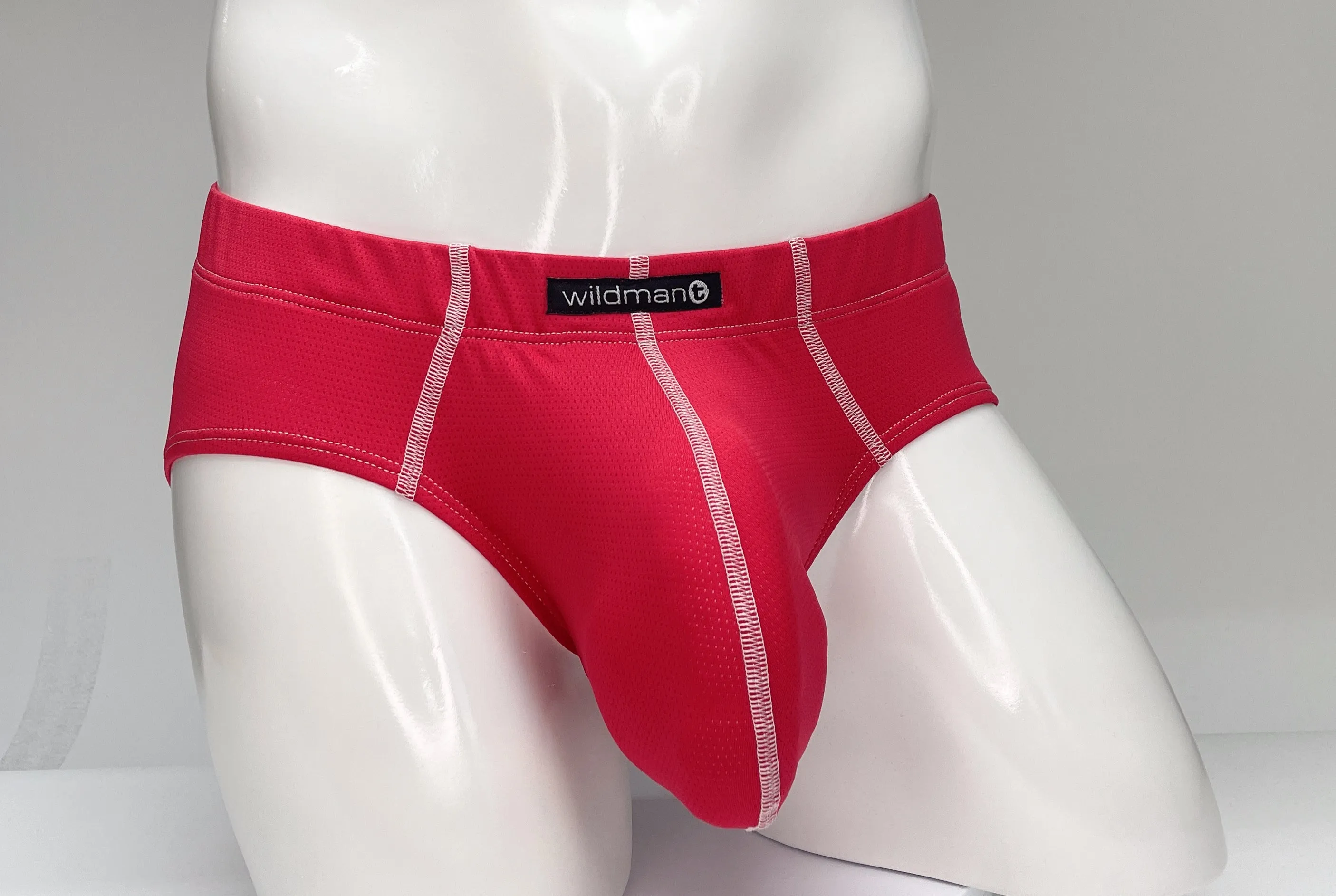 WildmanT Mesh Brief Red