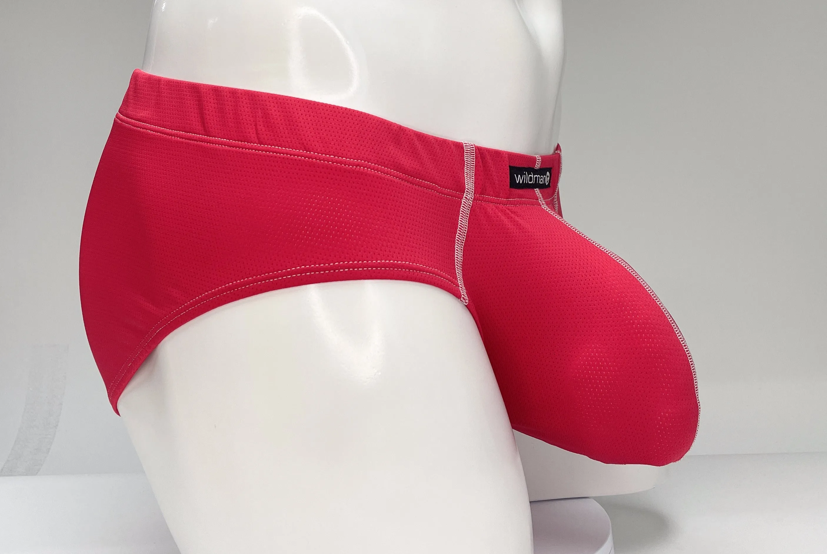 WildmanT Mesh Brief Red