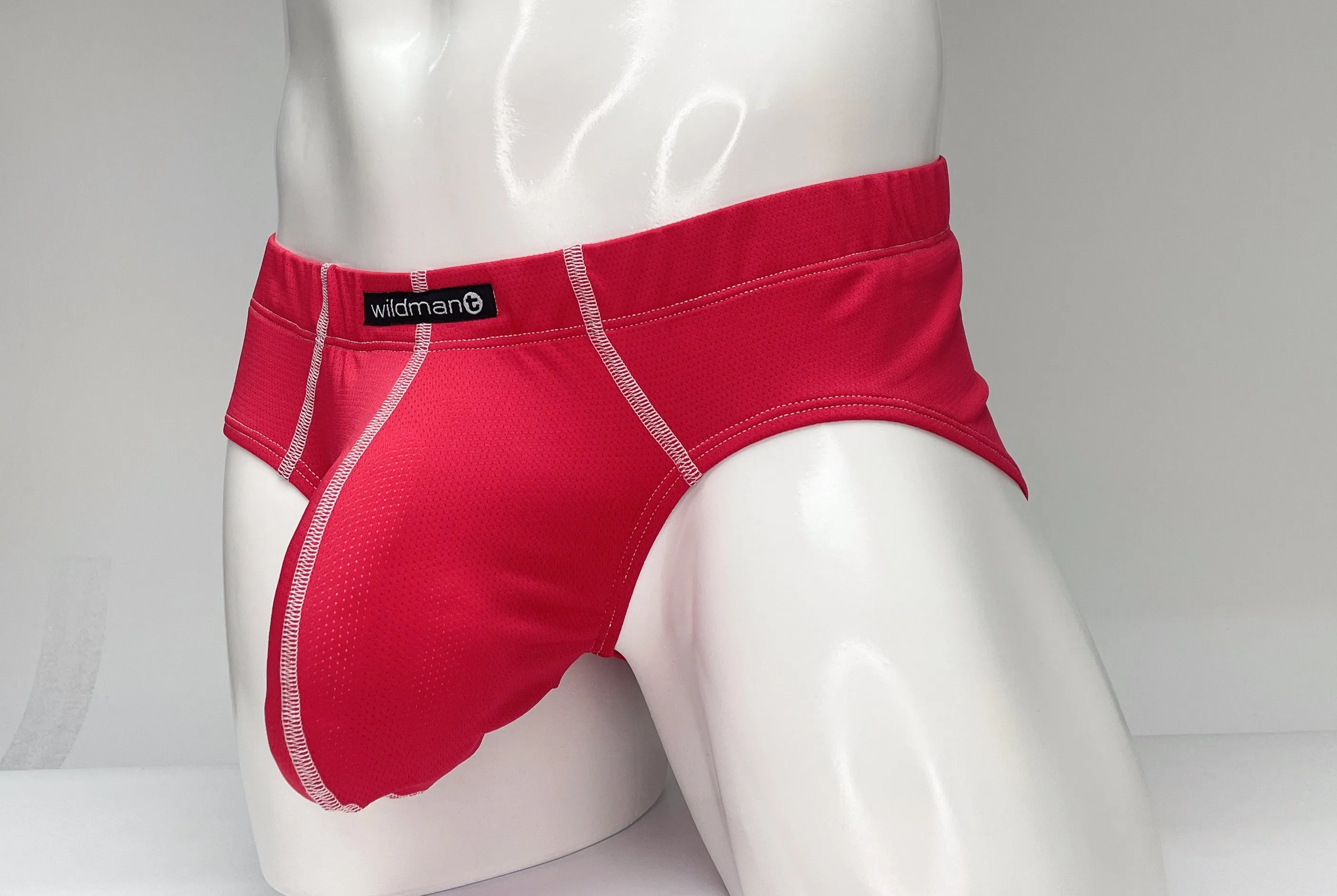 WildmanT Mesh Brief Red