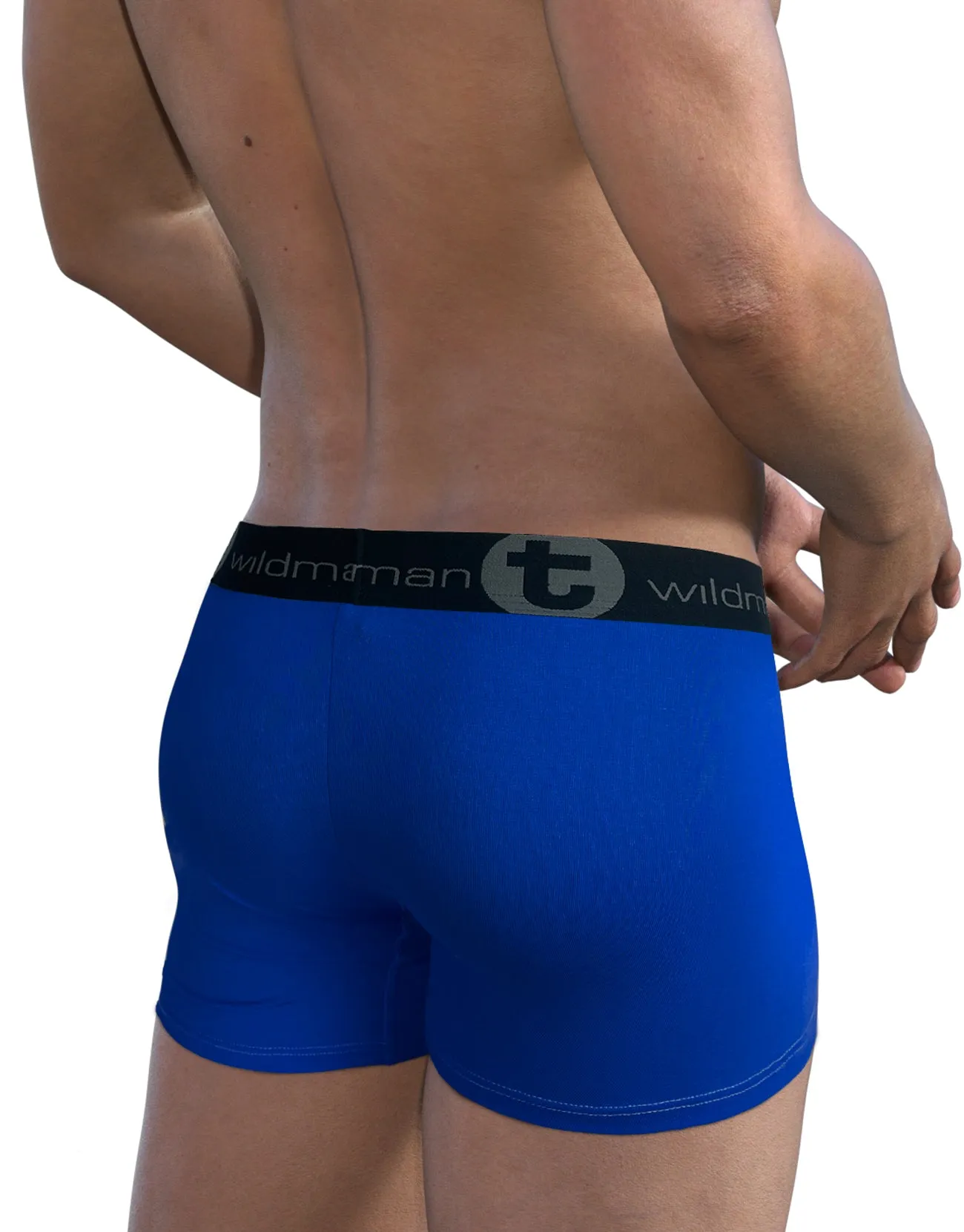 WildmanT Modal Big Boy Pouch 5" Inseam Boxer Brief Royal Blue