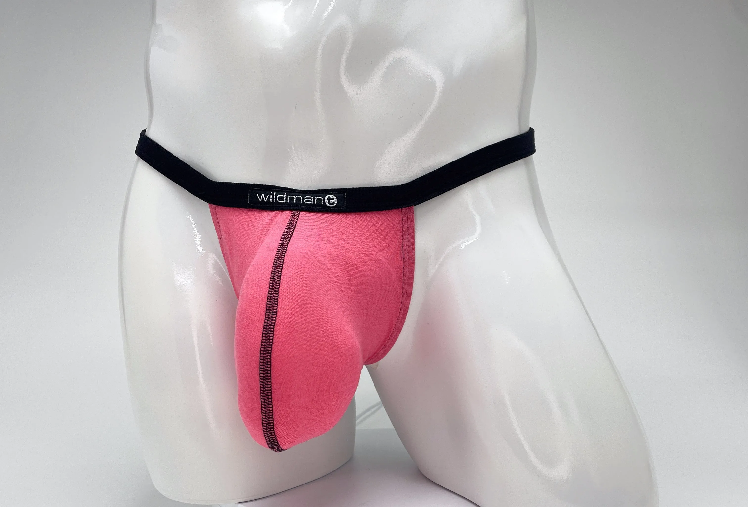 WildmanT Modal Micro Thong Big Boy Pouch Pink