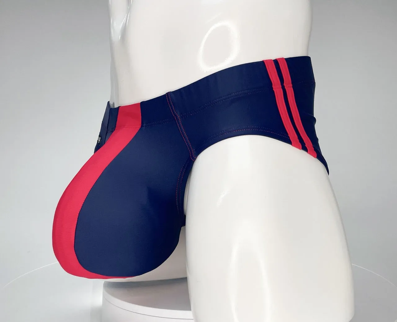 WildmanT Monster Cock Swim Brief Navy/Red