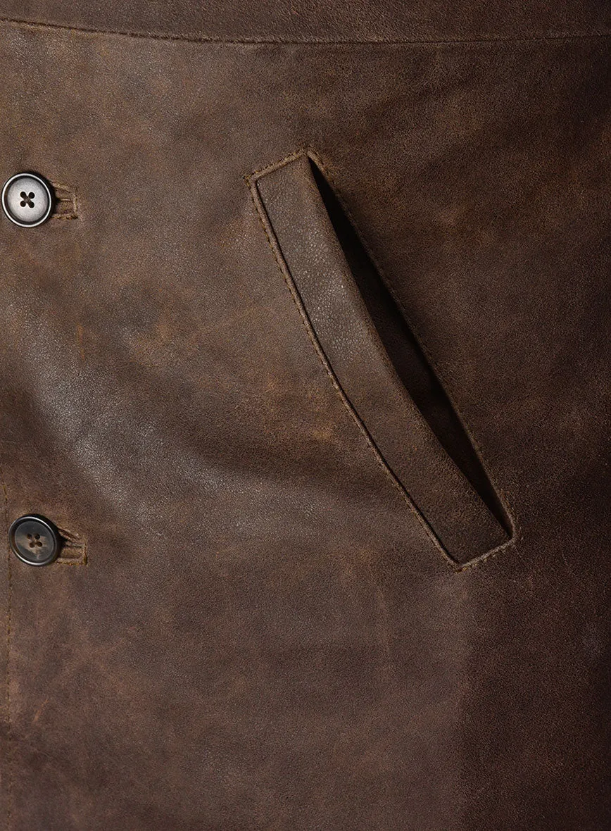 Winchester Leather Trench Coat