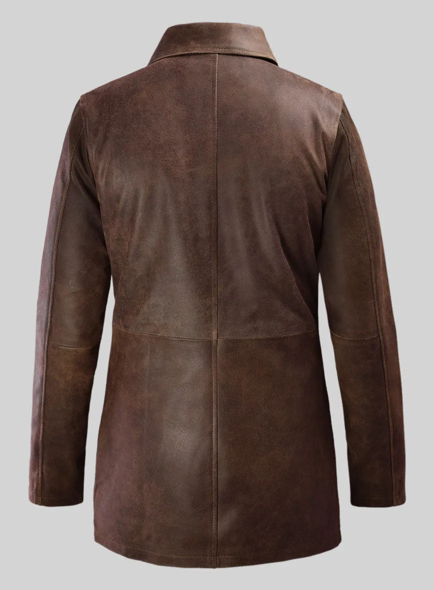 Winchester Leather Trench Coat