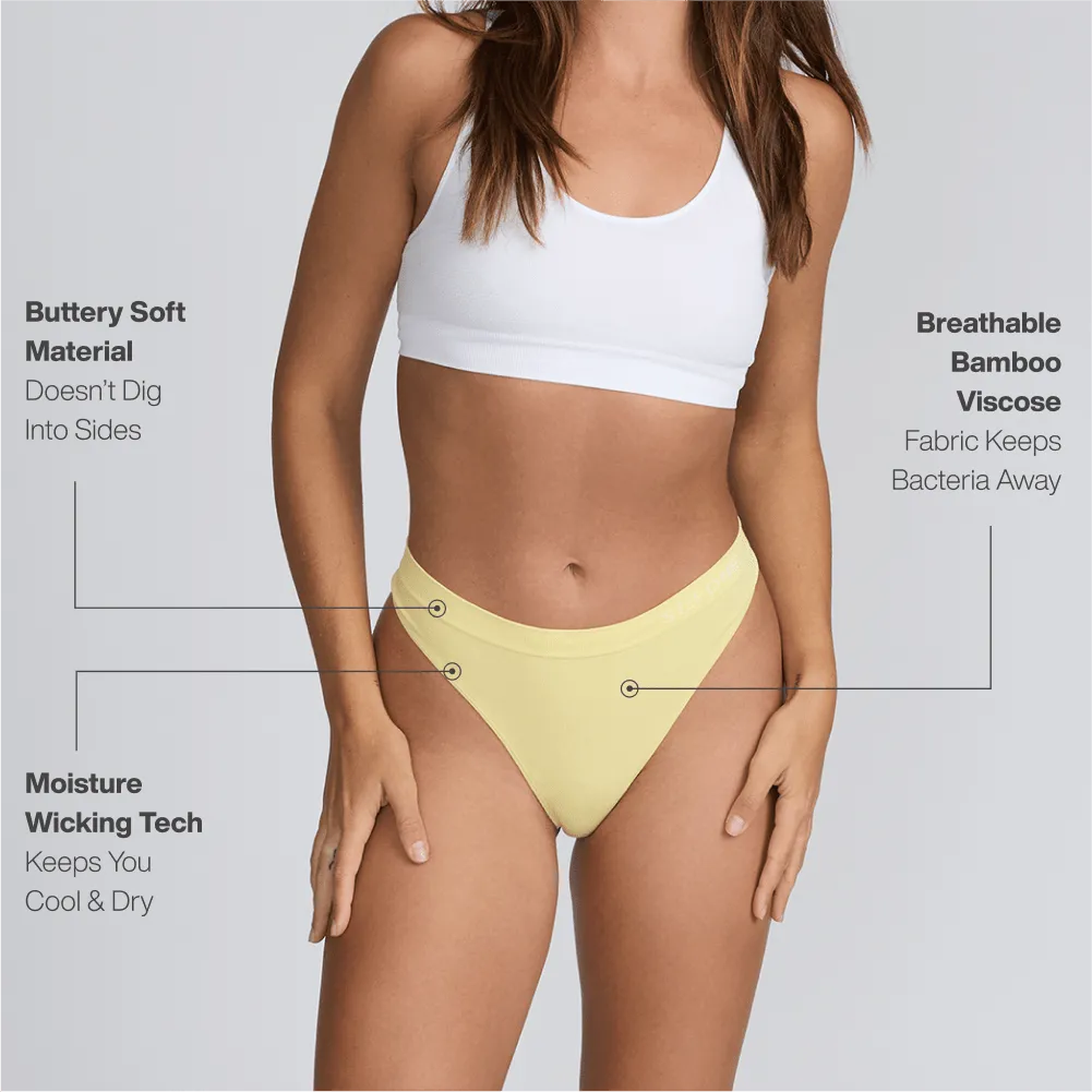 Women's SmoothFit Thong - Lemonade