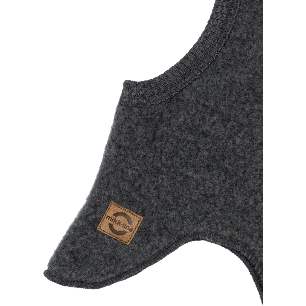 Wool Balaclava - Anthracite Melange