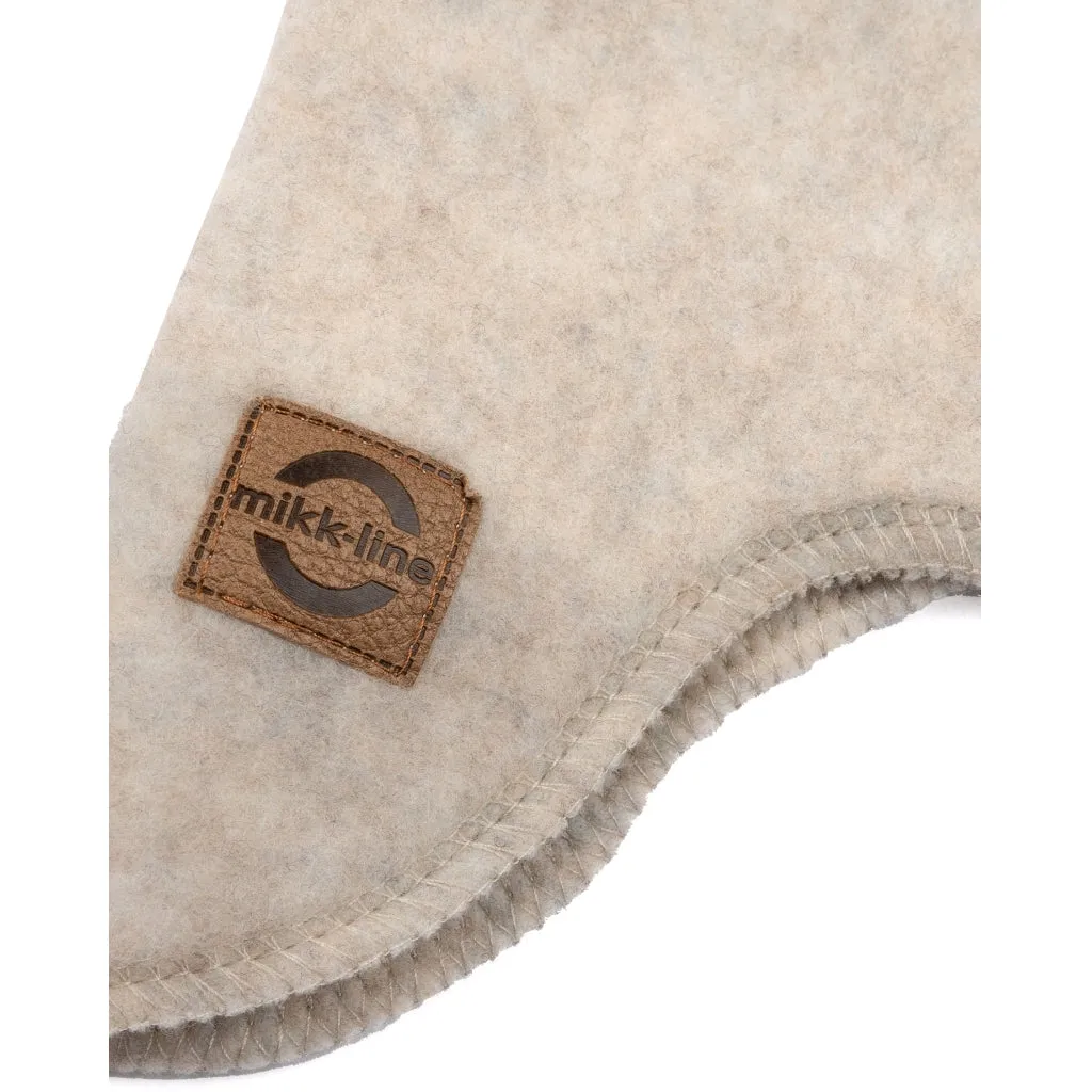 Wool Balaclava - Melange Offwhite