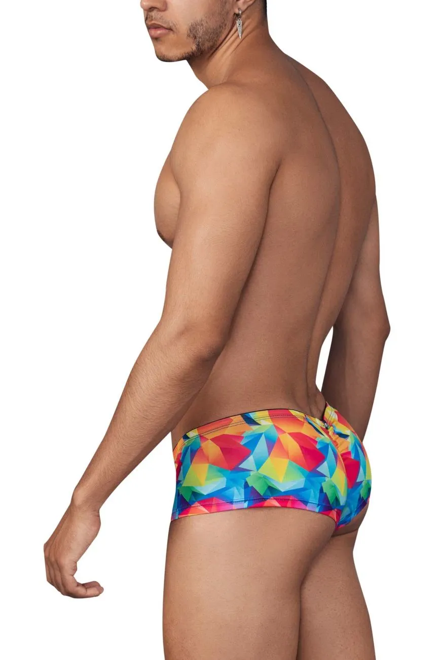 Xtremen 91147 Printed Microfiber Trunks Color Rainbow Prism